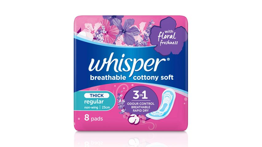 Whisper Cotton Sanniatry Napkin Soft Towel for Period Feminine